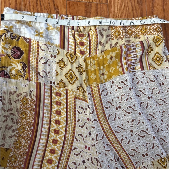 EASEL BOHO HIPPIE FESTIVAL FLOWY WIDE LEG PANTS - Picture 5 of 9